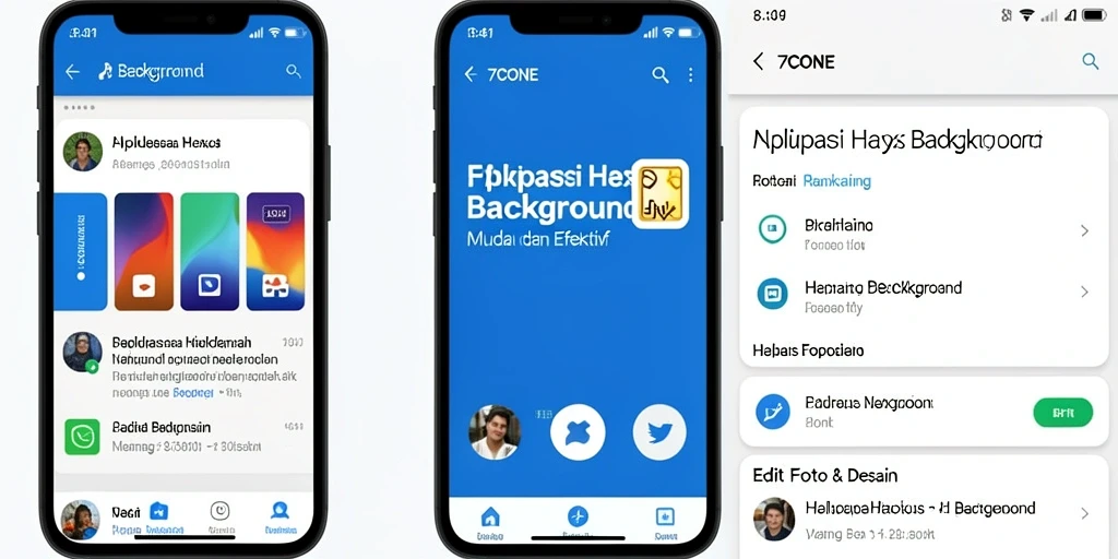 Tampilan antarmuka aplikasi Hapus Background 7CONE yang user-friendly.