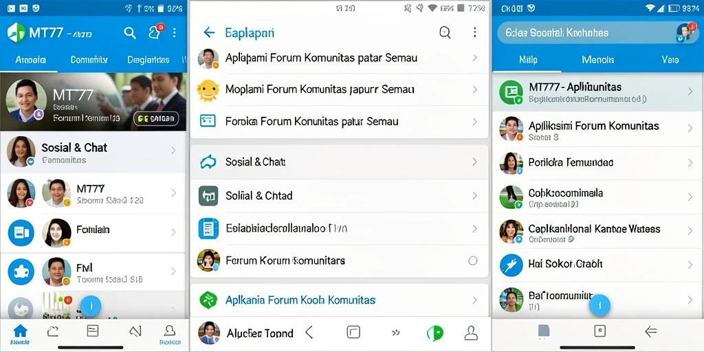 Antarmuka aplikasi MT777 yang menarik dan mudah dinavigasi.