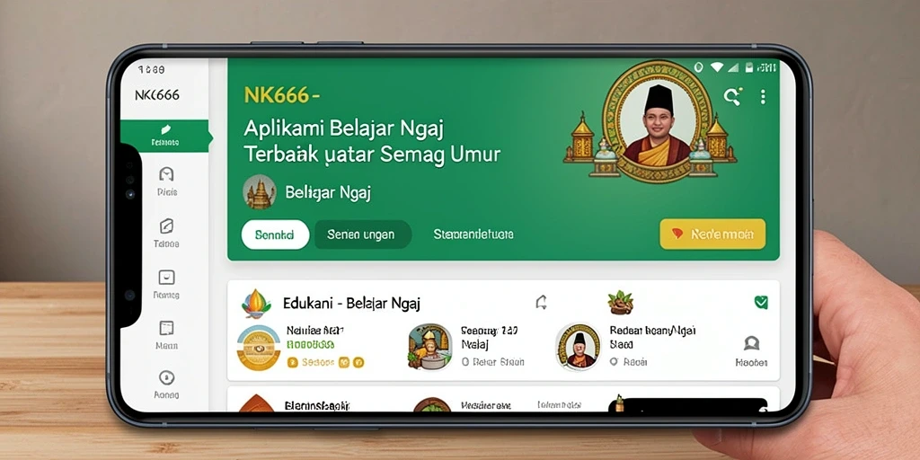 Antarmuka NK666 yang sederhana dan mudah dipahami.