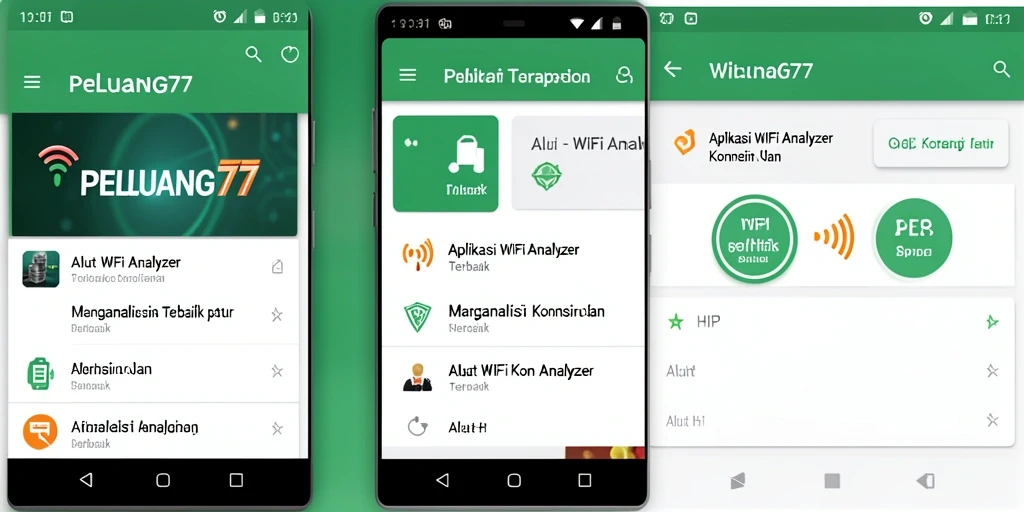Tampilan antarmuka aplikasi PELUANG77 yang intuitif dan informatif.