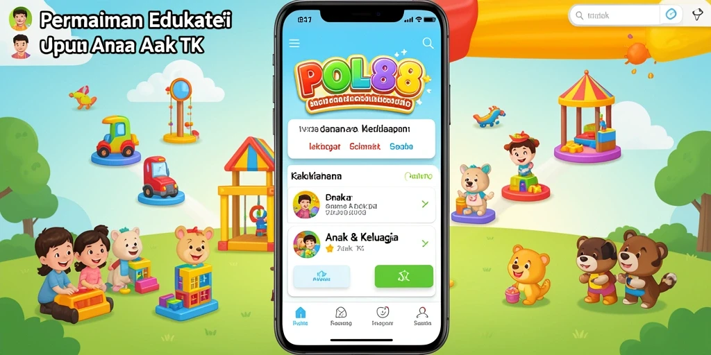 Tampilan antarmuka POL88 yang cerah dan interaktif untuk anak-anak.