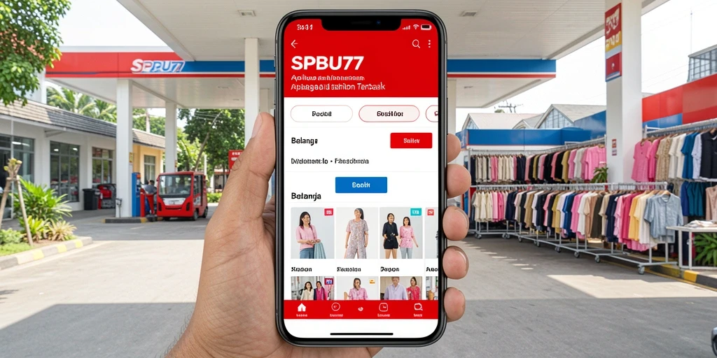 Tampilan antarmuka SPBU77 yang modern dan mudah digunakan.