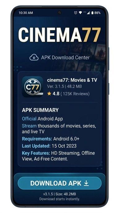 Unduh APK cinema77 Terbaru untuk Android Anda