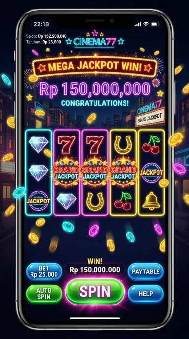 cinema77 tampilan beranda