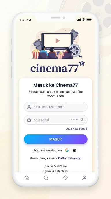 Cara Mudah Masuk Akun cinema77 untuk Pengguna Android